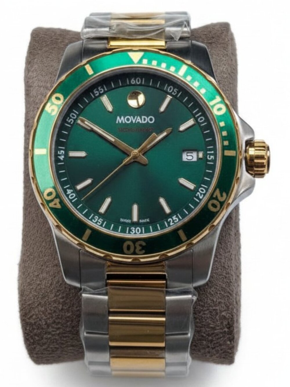 MOVADO 800 2 TONE MEN'S WATCH - OPEN BOX.